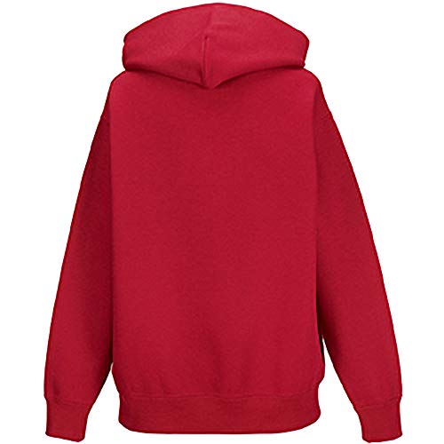 Sweatshirt à capuche bordeaux Jerzees Schoolgear junior avec poche