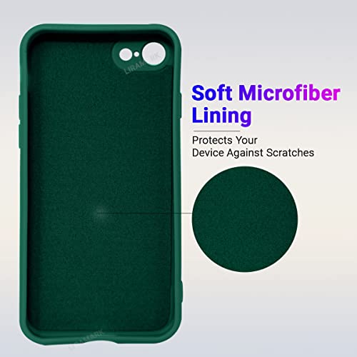 Image of LIRAMARK Silicone Soft Back Cover Case for Apple iPhone 6 / iPhone 6s (Silicone Green)
