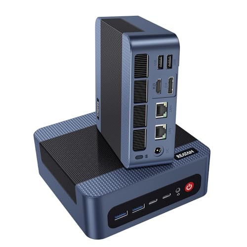 Image of Reatan A8 Mini PC AMD Ryzen 7 8745HS (8C /16T), 16GB DDR5 1TB PCIe 4.0 SSD, Radeon 780M, OCulink /USB4, 8K Quad Display, Dual 2.5G LAN, Wi-Fi 6E, Mini PC Gaming for Home & Office & Creator