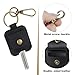 Gjinxi 2PCS Leather Car Key Sleeve, Vintage Broken Loop Replacement PU Keychain Protector, Stylish Auto Key Holder Covers for Women Men