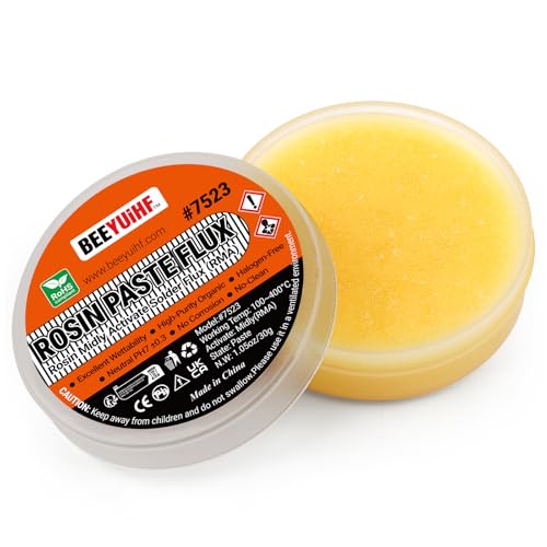 BEEYUIHF Flussmittel Löten, Elektronik Kolophonium Flussmittelpaste, SMD Lötpaste, Flux Flussmittel Loeten, Loet Flussmittel (1.41oz/40g)