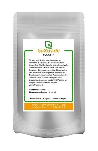 10 x 1 kg BCAA | 2:1:1 | geschmacksneutral | L-Leucin | L-Isoleucin | L-Valin | Pulver |10 kg