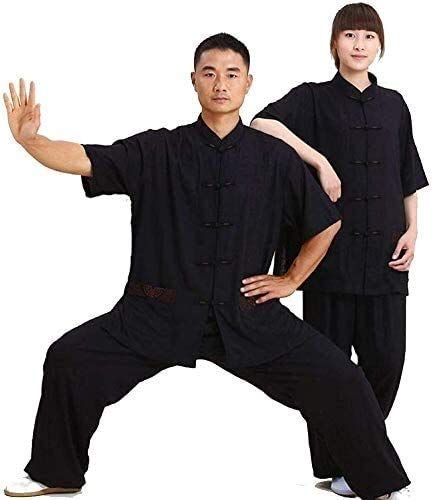 Uniformes d'arts martiaux respirants en coton fluide pour entraînement de Kung Fu