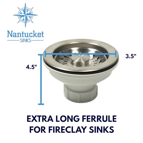 Kit de desagüe para cocina Nantucket Sinks NS35L-EXT miniatura 2