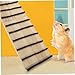 CIYODO Hamster Ladder Toy Wooden Cage Ramp for Small Pets Hamster Climbing Toy and Cage Ornament Safe Natural Material Exercise Accessory 19.3In