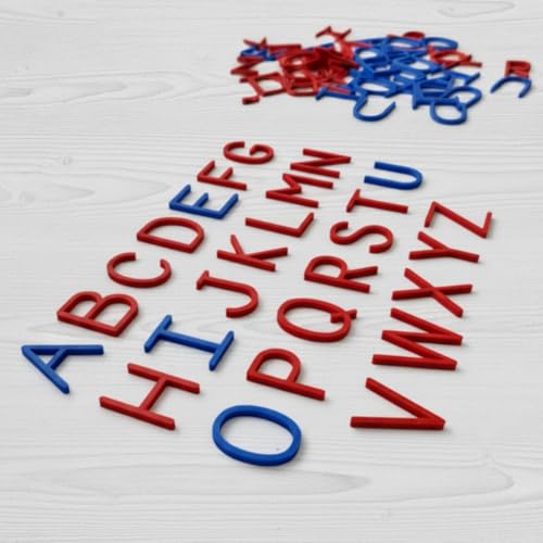 MFS MYFUTURSHOP Alfabeto Escolar Letras Montessori, MAIÚSCULAS. Aprenda a Ler e Escrever Brincando. Brinde Educativo para Crianças de 3, 4, 5 e 6 Anos. (MAIÚSCULAS)