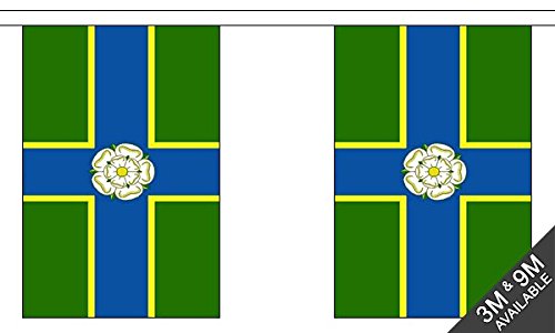 Flagtex North Riding of Yorkshire Fabric Bunting – 9m with 30 Flags – Premium Indoor & Outdoor Decoration — image 1