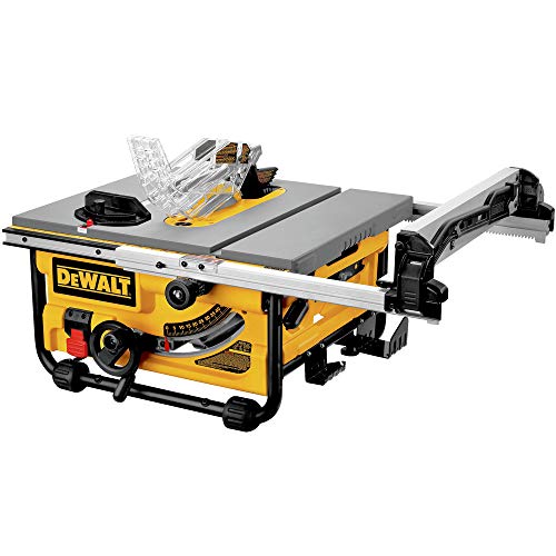 DEWALT DW745 10-Inch Compact Job-Site Table Saw with 20-Inch Max Rip Capacity,...