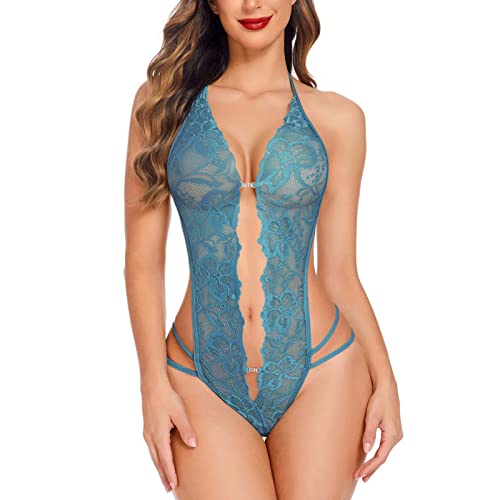 Sheer Lingerie, Black Lingerie For Ladies, Womens Lingerie Teddy Babydoll 2 Piece Bra And Panty Set Strappy Babydoll #TOP2