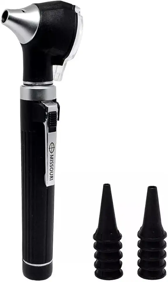 Kit-Otoscopiio Profissional Led Fibra Óptica Missouri