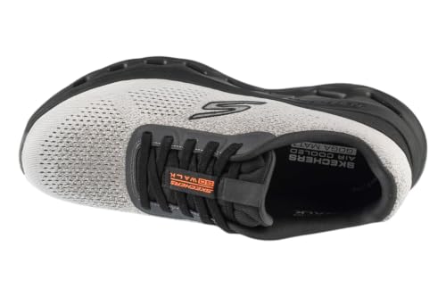 Skechers Go Walk Glide Step 2.0 Vic Sneaker für Herren, Grau/Schwarz, 45 EU – Ansicht 3