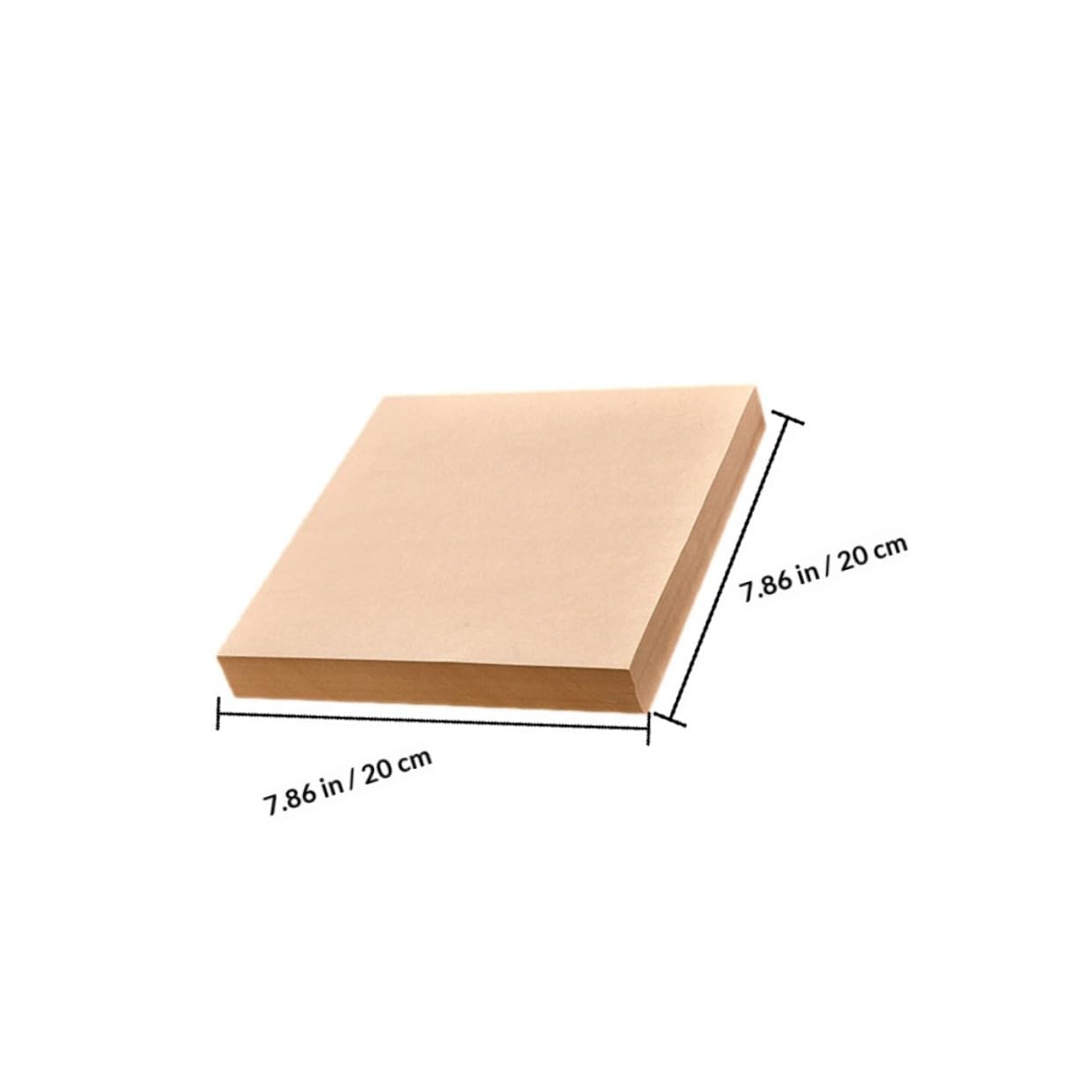 Artibetter Papel de Pergamino Antigrasa de 500 Hojas en Color Khaki, Papel Kraft Ligero y Fácil de Almacenar para Hornear, Freír y Servir Bocadillos en Cocina