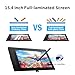 UGEE 15.4 inch Drawing Tablet with Screen，143% sRGB UE16 Computer Graphics Tablet with Full-Laminated Screen 8+1 Hot Keys 16K Level Pressure Battery-Free Stylus，Drawing Pad for PC/Windows/Mac/Android