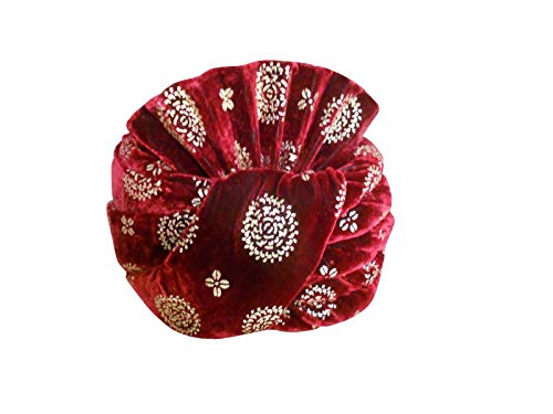 Chapeau de mariage pour homme indien style Safa Pagri Rajasthani marron