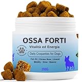 Condroprotettore per Cani Ossa Forti Vitalita ed Energia 150ut Integratore per Artrite Sollievo dal Dolore a Zampe e Fianchi Supporto Articolare Formula Veterinaria Mobilità per Cani Adulti e Anziani