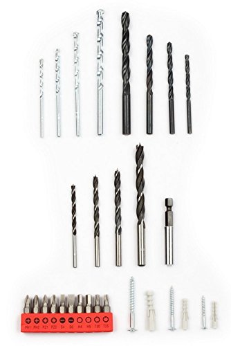 Bosch GSB 501 500-Watt Professional Impact Bosch Drill Machine (Blue),Corded Electric & GSB 450-Watt Impact Drill Set (Blue, 100-Pieces)