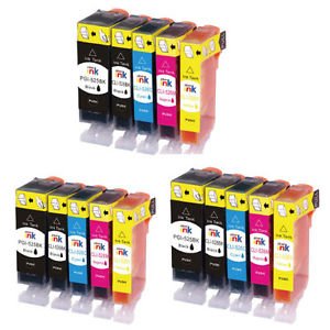 15 new Canon Compatible CLI526, PGI525, Printing Ink Cartridges for CANON PIXMA iP4850, MG5150, MG5250, MG6150, MG8150, MX885, IX6550, MX715, MX895 Printer Inks (PGI 525BK, CLI 526Y, CLI 526M, CLI 526C, CLI 526BK,) High Capacity Inks by BVH Direct