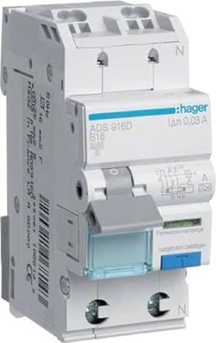 Disjoncteur différentiel FI-LS Hager B-25A 30mA protection type A 6kA