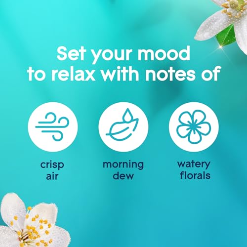 Glade 1-Wick Scented Candle Jar, Dewdrop Petals, 2 Count - image 3