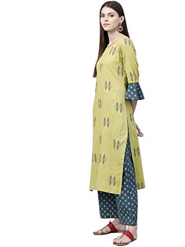 Image of Vaamsi Women's Cotton Regular Palazzo Set