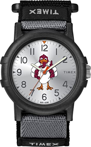 Image of Timex Unisex Collegiate Recruit 38mm Watch - Tennessee Volunteers with Black Fabric Strap