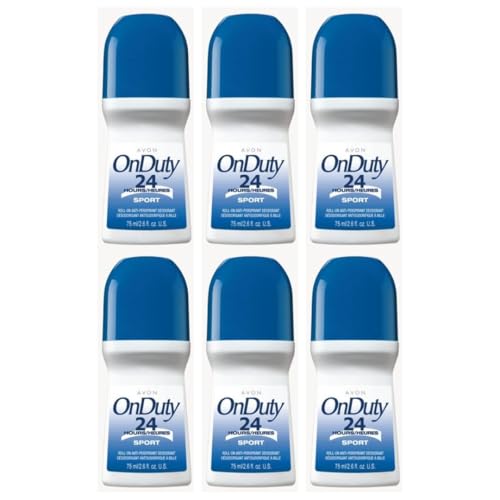 AVON On Duty Sport Roll-On Antiperspirant Deodorant - 2.6 oz - 6 pack image 2
