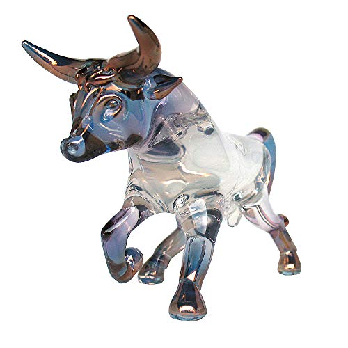 Prochaska Gallery Hand Blown Glass Bull Figurine #TOP14