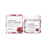 Rose Oil Firming Body Cream, Moisturizing Body Lotion, Straffende Körpercreme, Gentle Ingredients, Moisturizes And Nourishes, Lifts And Firms, Brightens Skin, Suitable For All Skin Types (A)