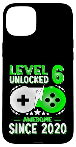 Level 6 Unlocked Birthday 6 Year Old Boy Gifts 6th Birthday �X�}�z�P�[�X iPhone 15 Plus �p
