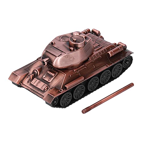 GLOGLOW Modelo de regata, quebra-cabeça, alívio de estresse, ornamentos de tanque militar resistente