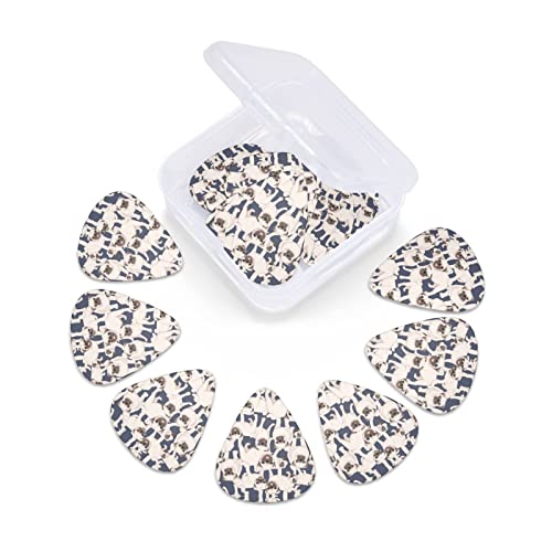Médiators Guitare 12-Pack Funny Pug Pattern Guitar Picks Pour Guitare Électrique Guitare Acoustique Diverses Guitares - Les Beatles, Paul McCartney, John Lennon, RIngo Starr, George Harrison Médiators Guitare 12-Pack Funny Pug Pattern Guitar Picks Pour Guitare Électrique Guitare Acoustique Diverses Guitares – Image 6