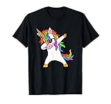 camiseta unicornio niña Este Dab Unicornio para niñas, niños, hombres y mujeres es el regalo perfecto para los amantes de los unicornios. El dulce unicornio hace el baile del Dab. Hermoso diseño de unicornio Dabbing.