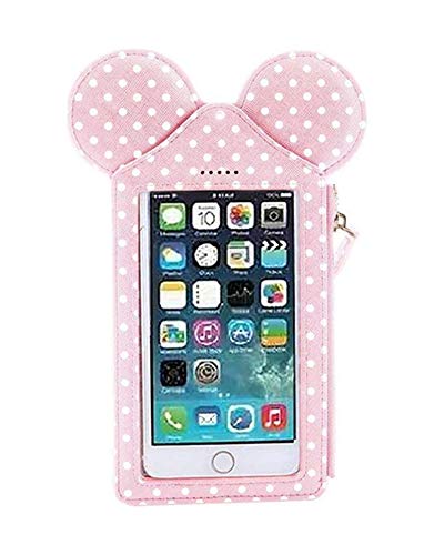 Kyerivs Étui Portefeuille avec Fermeture Éclair pour Femme