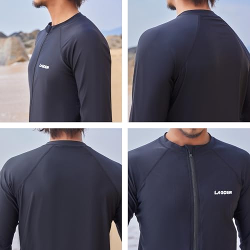 Suwangi ラッシュガード メンズパーカー