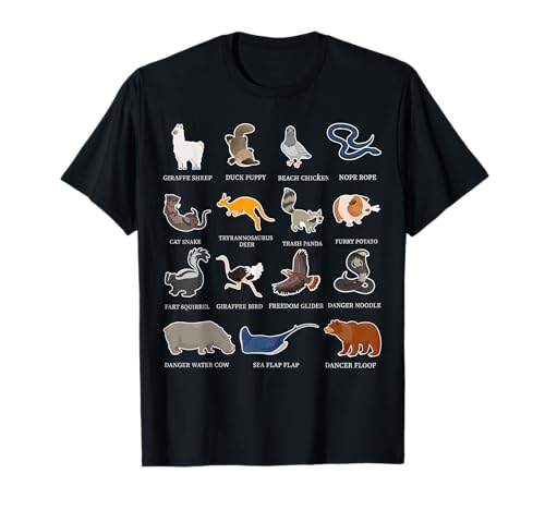Animals of The World - Rare Exotic Animals Funny Animal T-Shirt