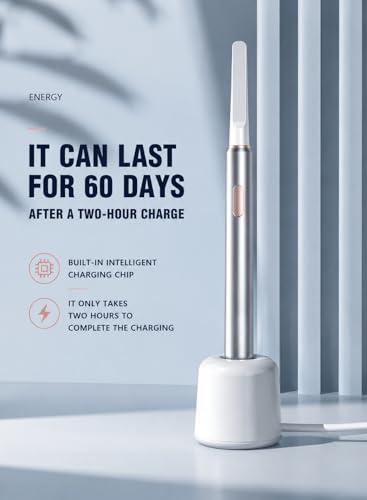 MiroShine Electric Toothbrush Sonic Rechargeable Whitening Brush with 3 Cleaning Modes and 32000 Vibrations for Daily Oral Care (X1 Rose + Two Brush Heads) - Image 6