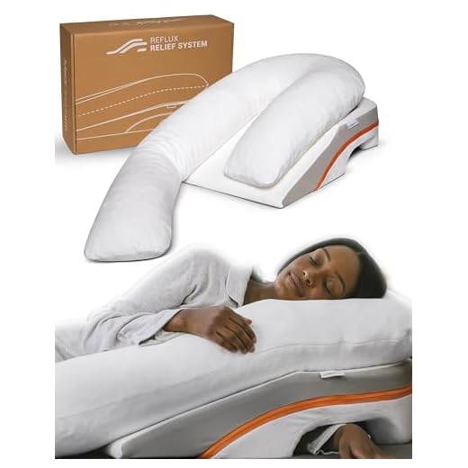 MedCline Acid Reflux and GERD Relief Bed Wedge and Body Pillow System, Size Medium, Medical Grade and Clinically Proven Results, Removable Cover