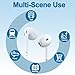 1 Pack Wired iPhone Earbuds/Wired Headphones with 3.5mm Jack Earphones[MFi Certified] with Microphone Volume Control Compatible for iPhone,iPad,iPod, Computer,MP3/4,Android Most 3.5mm Audio Devices