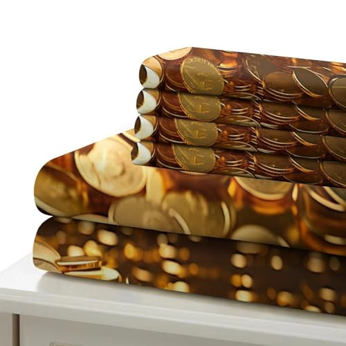 Housse de couette effet de luxe 3D parure de lit microfibre douce - 7