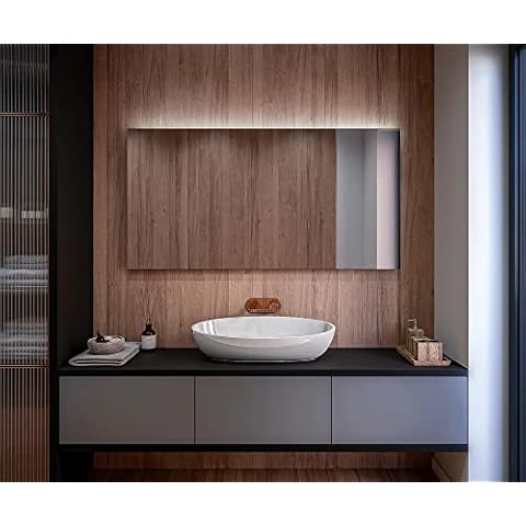 Artforma Illuminated Bathroom Mirror with LED Cover
