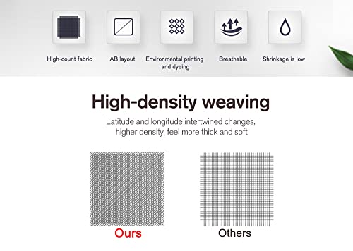 YOUNUANQI Parure Copripiumino Singolo 155x200