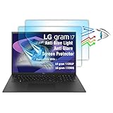 2 Pack 17 inch Laptop Anti Blue Light Anti Glare Screen Protector for LG Gram 17Z95P/17Z90Q Laptop,...