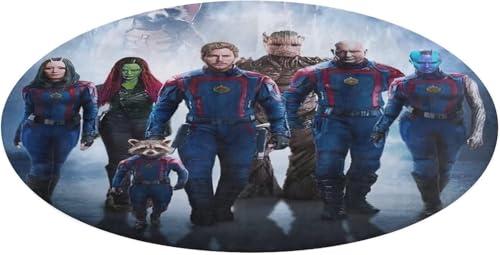 ガーディアンズ・オブ・ザ・ギャラクシー ラグマット 90*90cm 丸型 洗えるラグマット 丸 カーペット 滑り止め 転倒防止 円形マット 玄関マット バスマット 洗面台 キャラクター かわいい おしゃれ