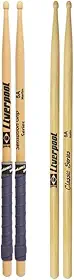 Kit de baquetas Liverpool 5A Sensation Grip e 5A Classic