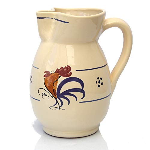 Colì, Brocca Ursulo 20 cm Serie Gallo, Brocca Acqua, Brocca Vino, Brocca e Caraffe da Tavola, Brocca Terracotta