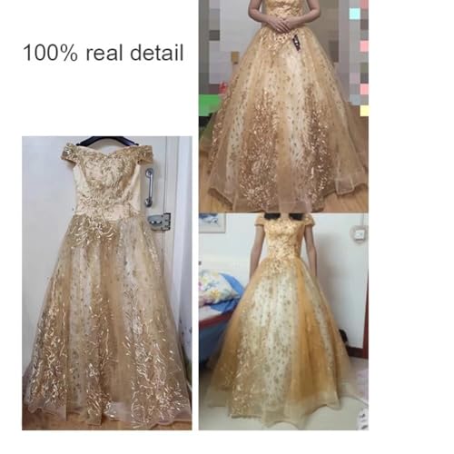 ASULLA Luxury Appliqued Beaded Quinceanera Dresses Off Shoulder A Line Long Formal Evening Ball Gowns