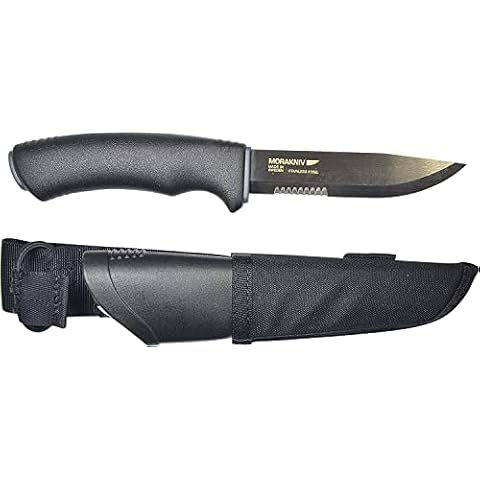 Morakniv Mora Gürtelmesser Bushcraft Black SRT Messer Cover