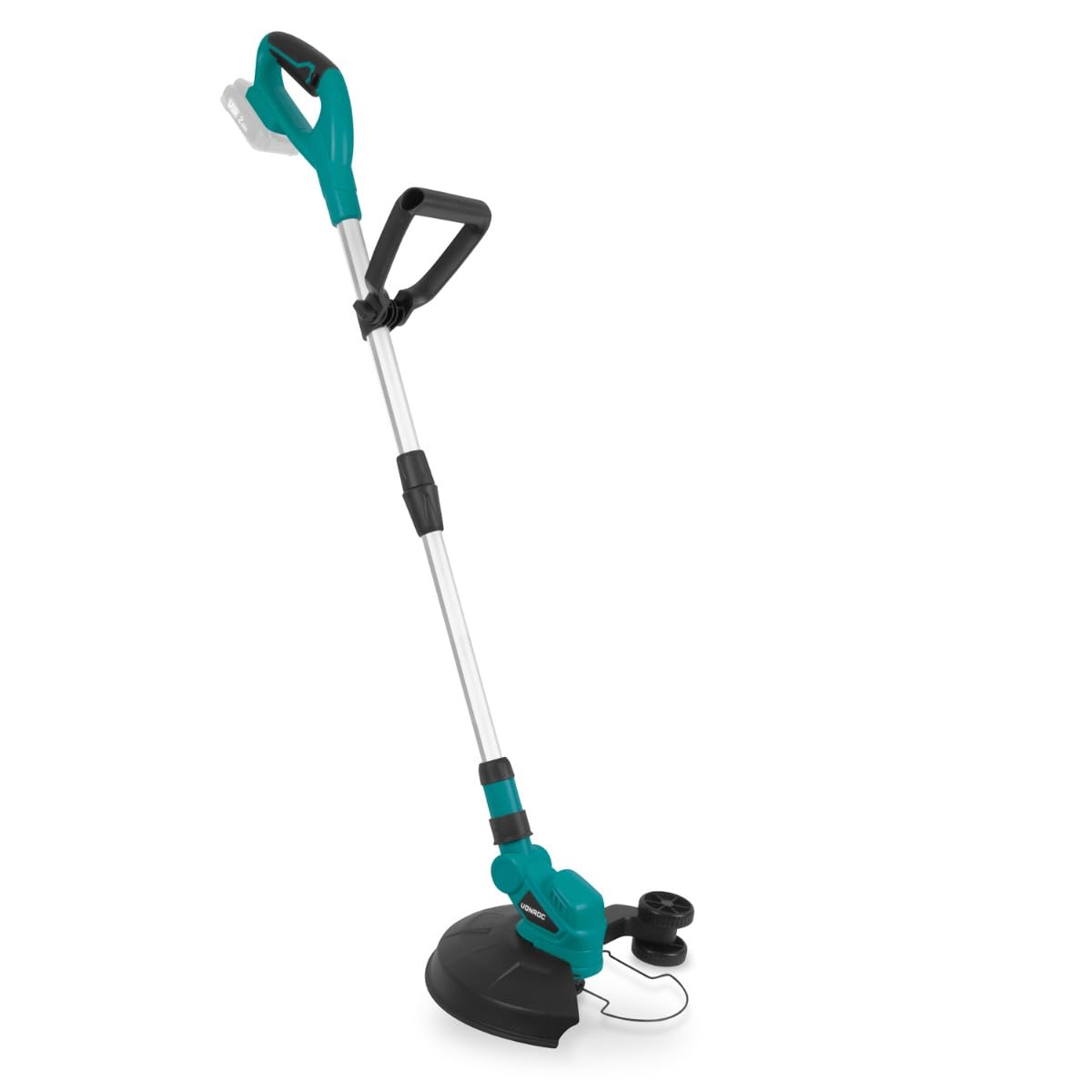 VONROC Zestaw Kosiarka + Podkaszarka 20V, 32cm + 25cm, Silnik Bezszczotkowy, Akumulator 4.0Ah, Kosz 30L, Regulacja 30-70mm, Bezprzewodowy Zestaw do Trawnika (podkarzarka + aku 4.0Ah i ładowarka)