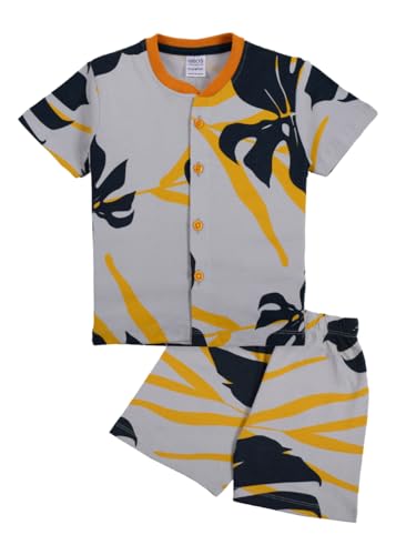 Image of 3BROS Baby Boys & Baby Girls Cotton Hosiery Clothing Set Half Sleeves T-shirt with Matching Pants (DB20HS6027 Parent)