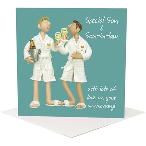 Holy Mackerel Gay Wedding Anniversary Card Cover